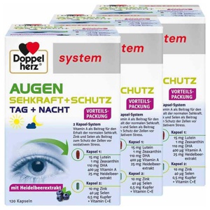 Doppelherz system Augen Sehkraft + Schutz Kapseln, 3x120 St Kapseln Produktbild