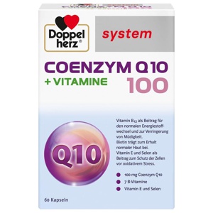 DOPPELHERZ Coenzym Q10 100+Vitamine system Kapseln Produktbild