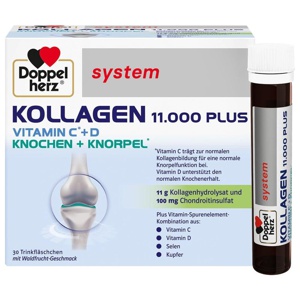 DOPPELHERZ Kollagen 11.000 Plus system Ampullen Produktbild