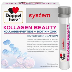 DOPPELHERZ Kollagen Beauty system Trinkfläschchen Produktbild