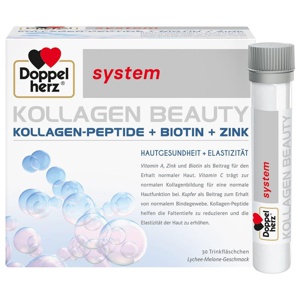 DOPPELHERZ Kollagen Beauty system Trinkfläschchen Produktbild
