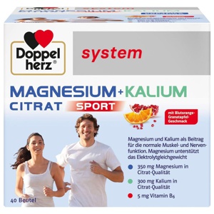 DOPPELHERZ Magnesium+Kalium Citrat system Granulat Produktbild