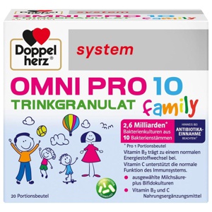 Doppelherz Omni Pro 10 family system Trinkgranulat, 20 St Granulat Produktbild