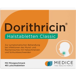 DORITHRICIN-Halstabletten-Classic Produktbild