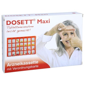DOSETT Maxi Arzneikassette rot Produktbild