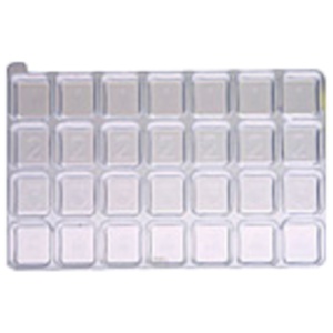 Dosett Medi innsats transparent 10 stk produktbilde