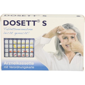 DOSETT S Arzneikassette blau Produktbild