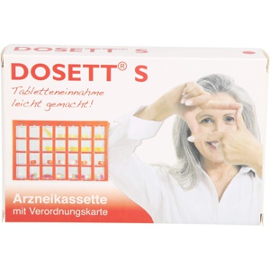 DOSETT S Arzneikassette rot Produktbild