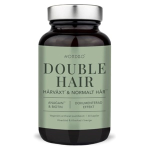 NORDBO Double Hair - 60 kaps. produktbillede