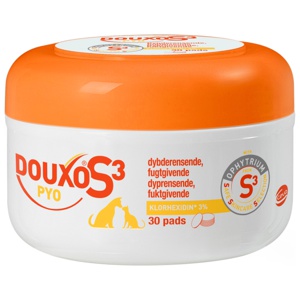 Douxo s3 pyo pads til dyr 30 stk produktbilde