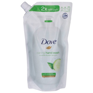 Dove Caring Hand Wash Cucumber & Green Tea Scent Refill 500 ml Produktbild