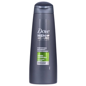 Dove Men+ Care Fortifying Shampoo + Conditioner Fresh Clean 2in1 produktbillede