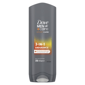Dove Men + Care Sport Endurance 3-in-1 Shower Hair & Face - 250 ml produktbillede