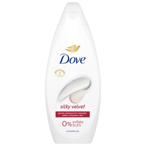 Dove Shower Gel Silky Velvet 250 ml produkt bild