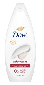 Dove Shower Gel Silky Velvet 250 ml produktbilde