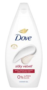 Dove Shower Gel Silky Velvet 450 ml produkt bild