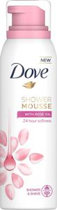 Dove Shower Mousse Rose Oil 200 ml produkt bild