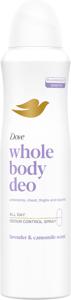 Dove Whole Body Deodorant Lavender & Chamomile Deodorant Spray 150ml produkt bild