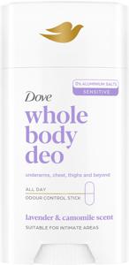 Dove Whole Body Deodorant Lavender & Chamomile Deodorant Stick 75ml produkt bild