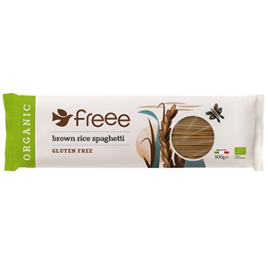Doves Farm Brun ris spaghetti glutenfri Ø 500 g produktbillede