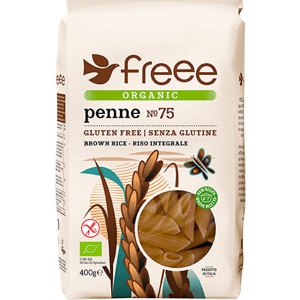 Doves Farm Organic Brun Ris Pasta Penne Gl.fri Doves Økologisk   500 g produktbillede