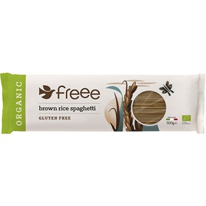 Doves Farm Organic Brun Ris Spaghetti Gl.fri Doves Økologisk   500 g produktbillede