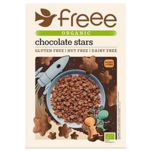 Doves Farm Chocolate Stars m. Chokolade Ø 375 g produktbillede