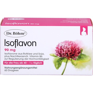 DR.BÖHM Isoflavon 90 mg Dragees Produktbild
