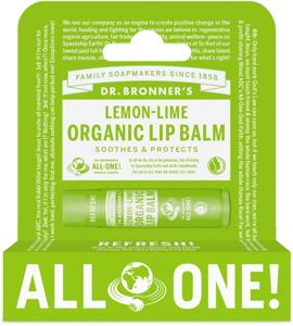 Dr Bronner Lemon Lime Organic Lip Balm produkt bild