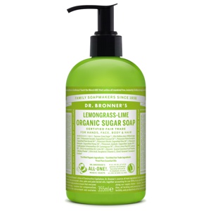 Dr Bronner Lemongrass Lime Organic Sugar Soap 355 ml produkt bild