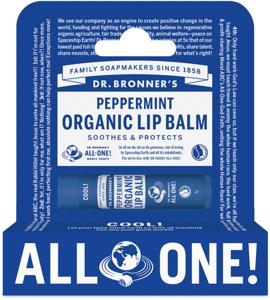 Dr Bronner Peppermint Organic Lip Balm produkt bild