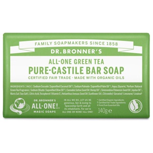 Dr. Bronner's Pure-Castile Bar Soap Green Tea produktbillede