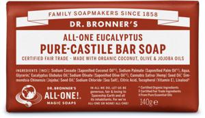 Dr. Bronner's BarSoap Eukalyptus 140 g produkt bild