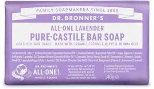 Dr. Bronner's BarSoap Lavender 140 g produkt bild