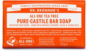 Dr. Bronner's BarSoap Teatree 140 g produkt bild
