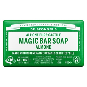 Dr. Bronner's Magic Bar Soap Almond 140g produktbilde
