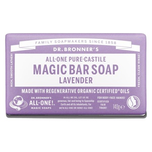 Dr. Bronner's Magic Bar Soap Lavender 140g produktbilde