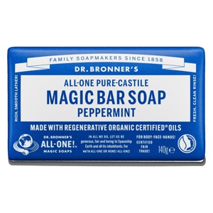 Dr. Bronner's Magic Bar Soap Peppermint 140g produktbilde