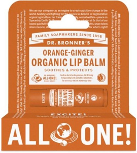 Dr. Bronner's Organic Lip Balm Orange-Ginger produktbillede