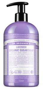 Dr. Bronner's Organic Sugar Soap Lavender 710 ml produktbilde