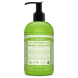 Dr. Bronner's Organic Sugar Soap Lemongrass-Lime 355 ml produktbilde