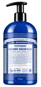 Dr. Bronner's Organic Sugar Soap Peppermint 710 ml produktbilde