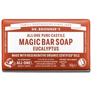 Dr. Bronner's Pure-Castile Bar Soap Eucalyptus produktbillede