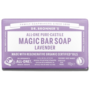 Dr. Bronner's Pure-Castile Bar Soap Lavender produktbillede