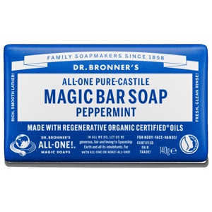 Dr. Bronner's Pure-Castile Bar Soap Peppermint produktbillede