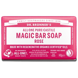 Rose Bar Soap - 140G - Dr. Bronner's produktbillede