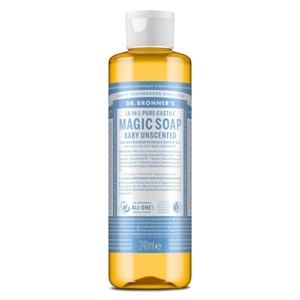 Dr. Bronner's Castile Soap Baby-Mild Neutral 240 ml produktbillede