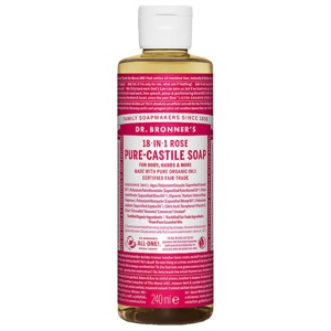 Dr. Bronner's Pure-Castile Soap Rose produktbillede