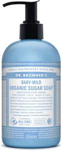Dr. Bronner's Organic Sugar Soap Baby Unscented - 355 ml. produktbillede
