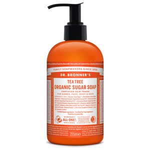 Tea Tree Organic Sugar Soap 355 ml produkt bild